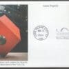 Scott# 3858 "ISAMU NOGUCHI" ON COLOR "RED CUBE" FIRST DAY COVER