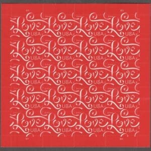 Scott# 4626 "LOVE RIBBONS" MNH FULL SHEET (20)
