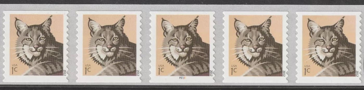 Scott# 4672 "BOBCAT" MNH PNC5, PLATE # P2222, NICELY CENTERED