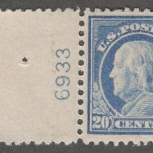 Scott# 515 "FRANKLIN" MNH PLATE # SINGLE, NICELY CENTERED * SEE DETAILS *