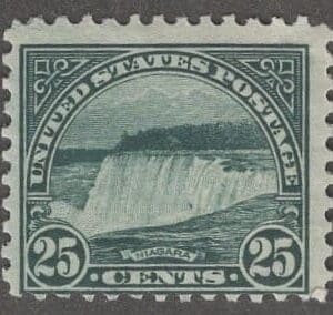 Scott# 568 "NIAGARA FALLS" MNH FLAT PLATE PERF 11 SINGLE
