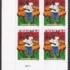 Scott# 5946 "KWANZAA" S/A PLATE BLOCK (4) MNH, NICELY CENTERED