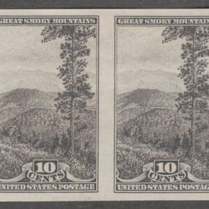 Scott# 765 "GREAT SMOKY MOUNTAINS-NAT'L PARKS" MINT HORIZONTAL PAIR, NGAI