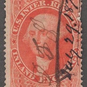 Scott# R69C "INLAND EXCHANGE" USED REVENUE, DATED PEN CANCEL