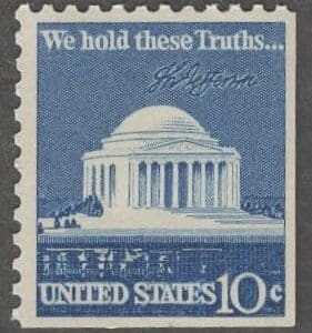 Scott# 1510c "JEFFERSON MEMORIAL" MNH BOOKLET SINGLE