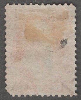 Scott# 160 "STANTON" USED CONTINENTAL BANK NOTE, CORK CANCEL - Image 2