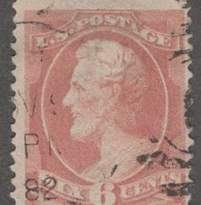 Scott# 208 "LINCOLN" USED WITH LOCAL CDS CANCEL, NICELY CENTERED