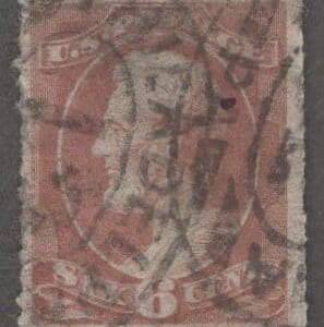 Scott# 208a "LINCOLN" USED WITH DUEL PHILLY DOUBLE OVAL CANCELS