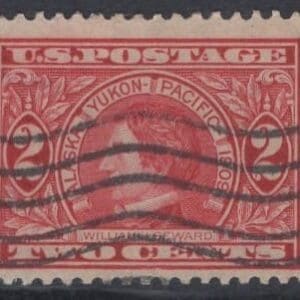 Scott# 370 "ALASKA-YUKON-PACIFIC EXPOSITION" USED, FLAG CANCEL