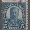 Scott# 586 "ROOSEVELT" USED ROTARY PERF 10 WITH A LITE CANCEL