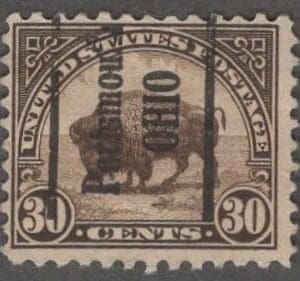 Scott# 700 "AMERICAN BUFFALO" USED, PORTSMOUTH OH. PRECANCEL