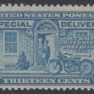Scott# E17 "MOTORCYCLE DELIVERY" MINT, NICELY CENTERED