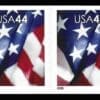 Scott# 4393 "US FLAG" MNH COIL PAIR, MICRO USPS, NICELY CENTERED