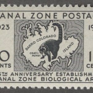 Scott# 141 CANAL ZONE "25th ANNIV. BIOLOGICAL AREA" MNH SINGLE