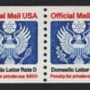 Scott# O139 "OFFICIAL" MNH COIL PAIR, NICELY CENTERED
