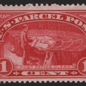 Scott# Q1 "PARCEL POST - POST OFFICE CLERK" MNH SINGLE