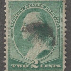 Scott# 213 "WASHINGTON" USED, SON KILLER CANCEL, NICELY CENTERED