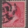 Scott# 220c "WASHINGTON" CAP ON BOTH 2s, DOUBLE OVAL CANCEL