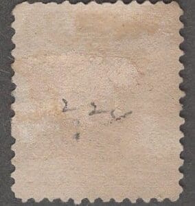 Alternative view of Scott# 224 "GARFIELD" NEW YORK DOUBLE OVAL CANCEL