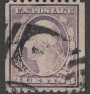 Scott# 489 "WASHINGTON" TYPE I, PERF 10 V COIL, USED WITH DUPLEX CANCEL