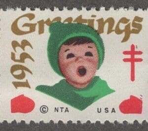 # 53-1 1950 TUBERCULOSIS CHRISTMAS SEAL MINT * SEE DETAILS *