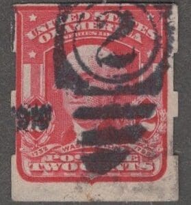 Scott# 320 "WASHINGTON" TYPE II USED WITH SCHERMACK TYPE III PERFS