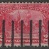 Scott# 329 "JAMESTOWN EXPOSITION" USED, BAR GRID CANCEL
