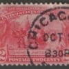 Scott# 329 "JAMESTOWN EXPOSITION" USED, CHICAGO CDS CANCEL