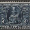Scott# 330 "JAMESTOWN ISSUE - POCAHONTAS" USED, LITE CANCEL