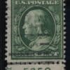 Scott# 331 "FRANKLIN" USED PERF 12 PLATE# SINGLE WITH STAR
