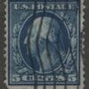 Scott# 335 "WASHINGTON" USED, FLAG CANCEL, NICELY CENTERED