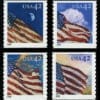 Scott# 4228-31 "FLAGS" MNH SINGLES SET (4) WATER ACTIVATED VARIETY