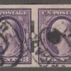 Scott# 535 "WASHINGTON" USED, SCHERMACK TYPE III, DBL OVAL CANCEL