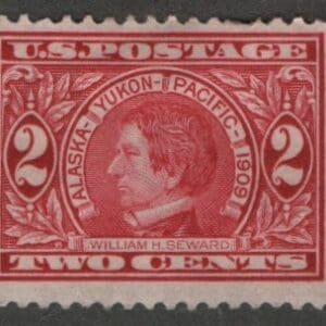 Scott# 370 "ALASKA-YUKON-PACIFIC EXPOSITION" BARELY CANCELLED