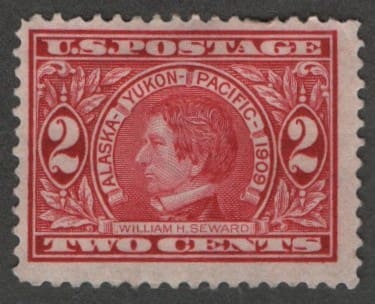 Scott# 370 "ALASKA-YUKON-PACIFIC EXPOSITION" BARELY CANCELLED