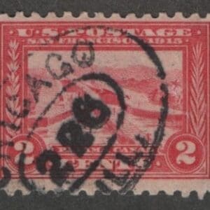 Scott# 402 "PANAMA CANAL" PANAMA PACIFIC, DOUBLE OVAL #226 CANCEL