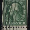 Scott# 424 WASHINGTON USED, P# SINGLE, FLAG CANCEL *SEE DETAILS*