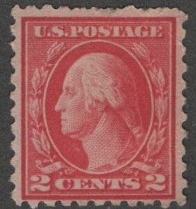 Scott# 425 "WASHINGTON" USED, LITELY CANCELLED, NICELY CENTERED