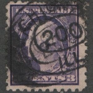 Scott# 426 "WASHINGTON" USED, CHICAGO DBL OVAL CANCEL, NICELY CENTERED