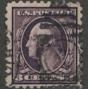 Scott# 426 "WASHINGTON" USED, DUPLEX & CDS CANCEL, NICELY CENTERED