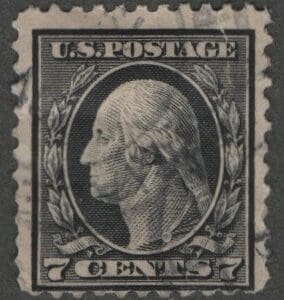 Scott# 430 "WASHINGTON" USED, NY DBL OVAL CANCEL, NICELY CENTERED