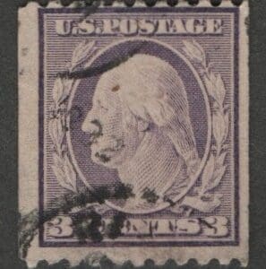 Scott# 489 "WASHINGTON" TYPE I, PERF 10 V COIL, USED WITH CDS CANCEL