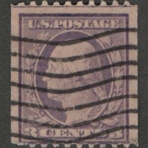 Scott# 489 "WASHINGTON" TYPE I, PERF 10 V COIL, USED WITH FLAG CANCEL