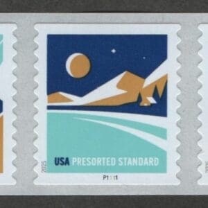 Scott# 5958-59 "AMERICAN VISTAS" MNH PNC (5) PLATE # P1111