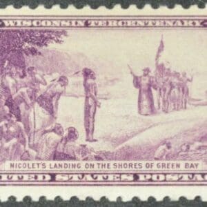 Scott# 739 "WISCONSIN TERCENTENARY" MNH SINGLE