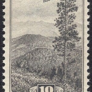 Scott# 749 NAT'L PARKS-SMOKY MOUNTAINS MNH, NICELY CENTERED