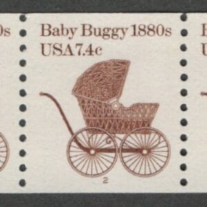 Scott# 1902 "BABY BUGGY" MNH PNC7, PLATE #2, NICELY CENTERED