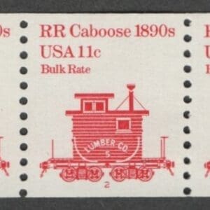 Scott# 1905a "CABOOSE" MNH UNTAGGED PNC(5) PLATE #2