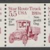 Scott# 2125a "STAR ROUTE TRUCK" NON-PROFIT MNH PNC5, PLATE# 2