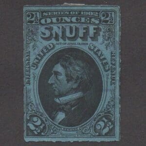 SPRINGER# TE274Ab "SNUFF" US REVENUE ISSUE of 1902, MINT HINGED